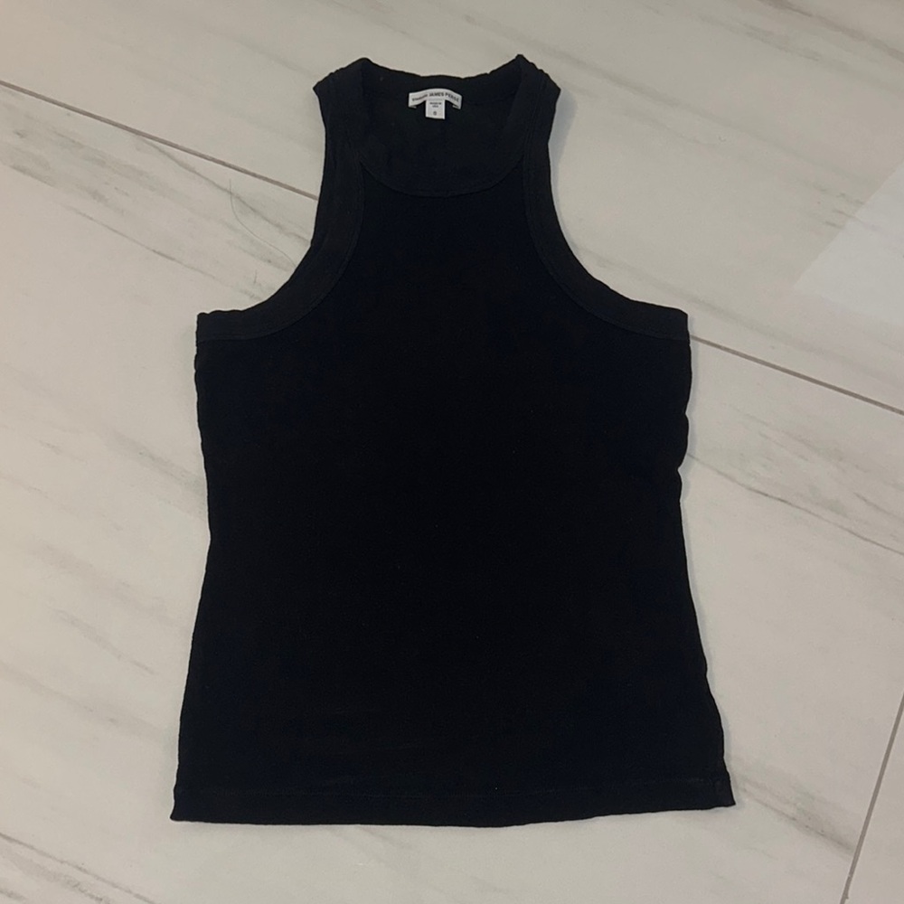 JAMES PERSE BLACK TANK TOP 0